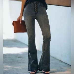 Vici Motorhead High Rise Bell Bottom Denim